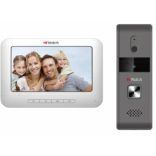 Комплект  видеодомофона c памятью до 200 снимков HiWatch DS-D100KF